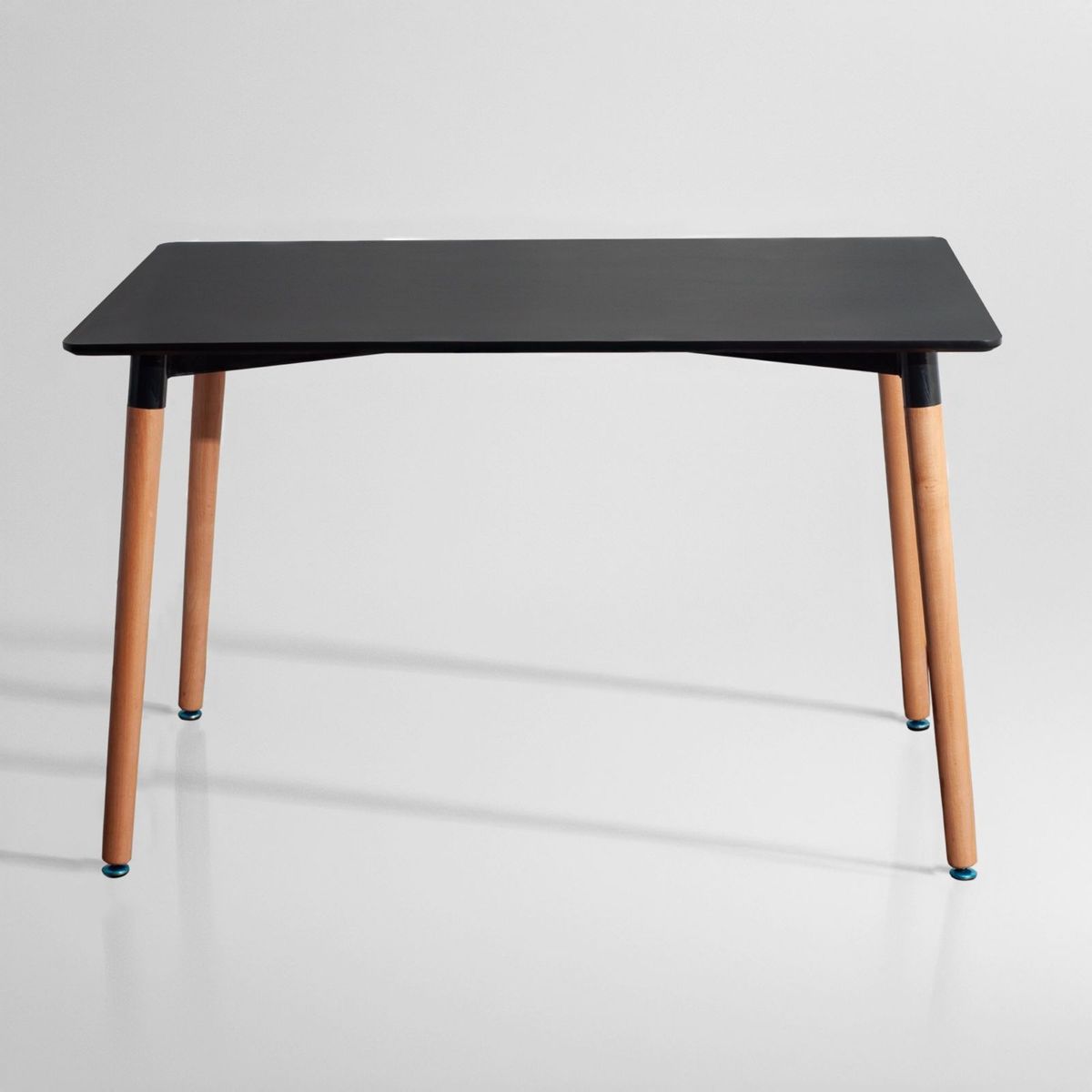 SWEET HOGAR - Comedor 4 sillas Negro modelo Alberta