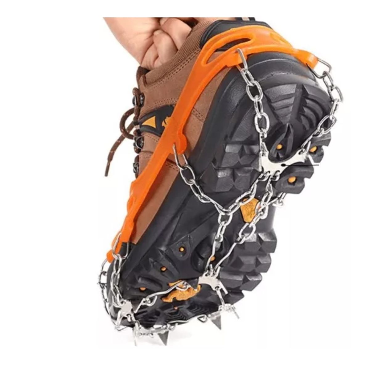 GENERICO - Crampones Ajustables Crampones Nieve 8d Trekking Outdoor