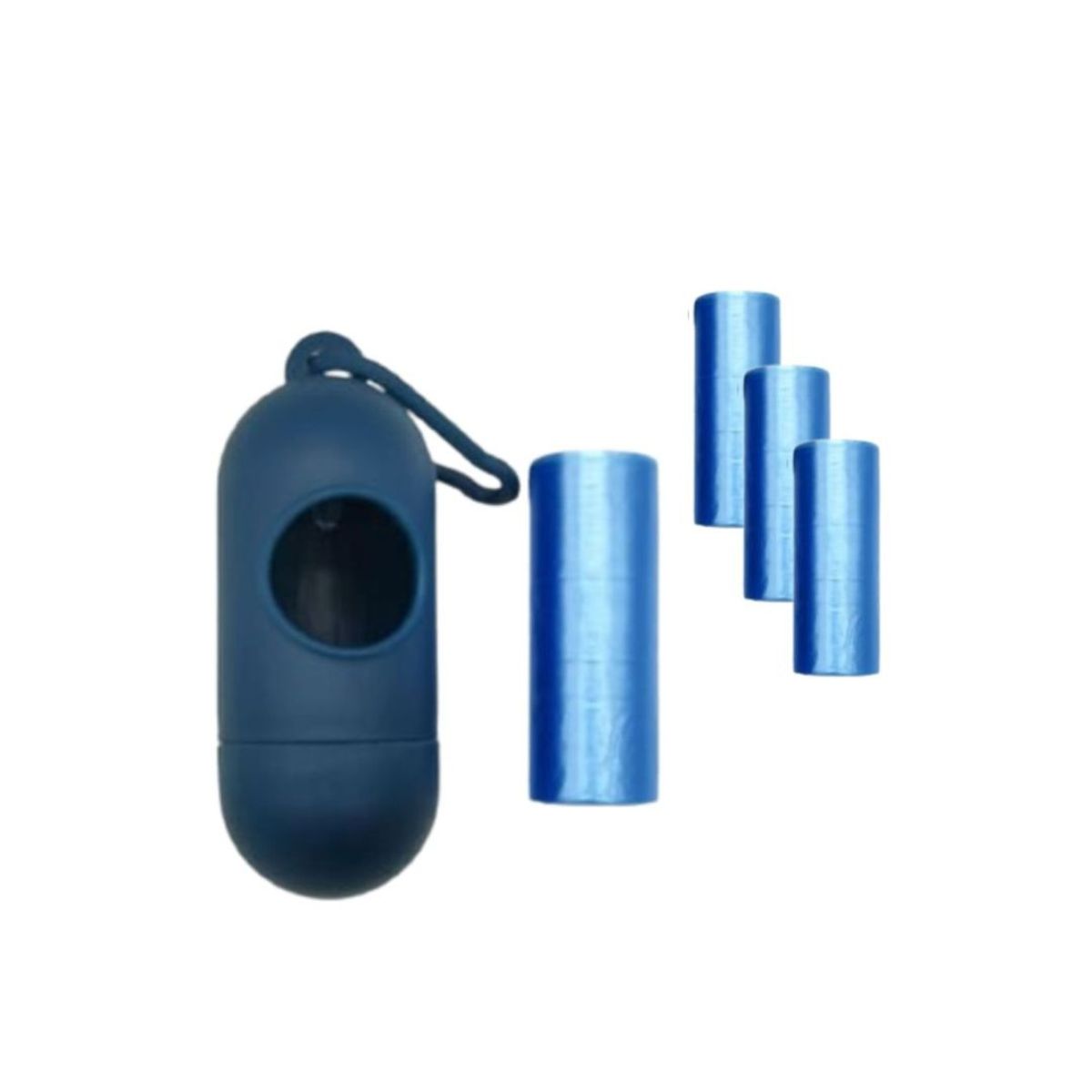 GENERICO - Dispensador Capsula 4 Rollos Bolsa Para Excremento Mascotas
