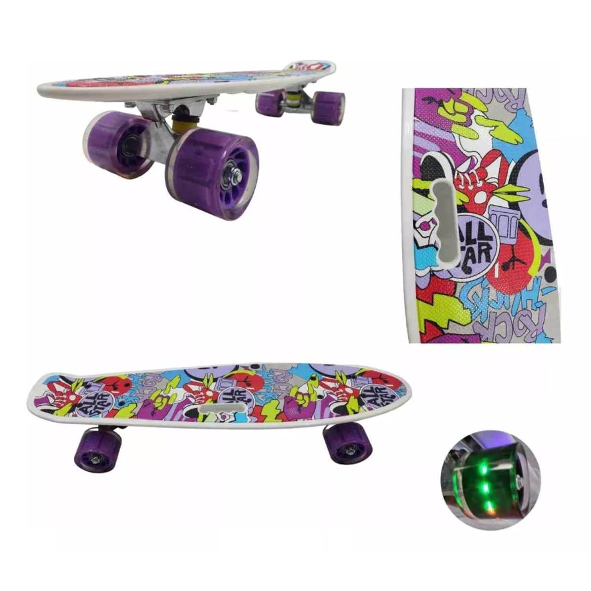 GENERICO - Tabla Patinetas Skate Para Niños Variedad De Colores