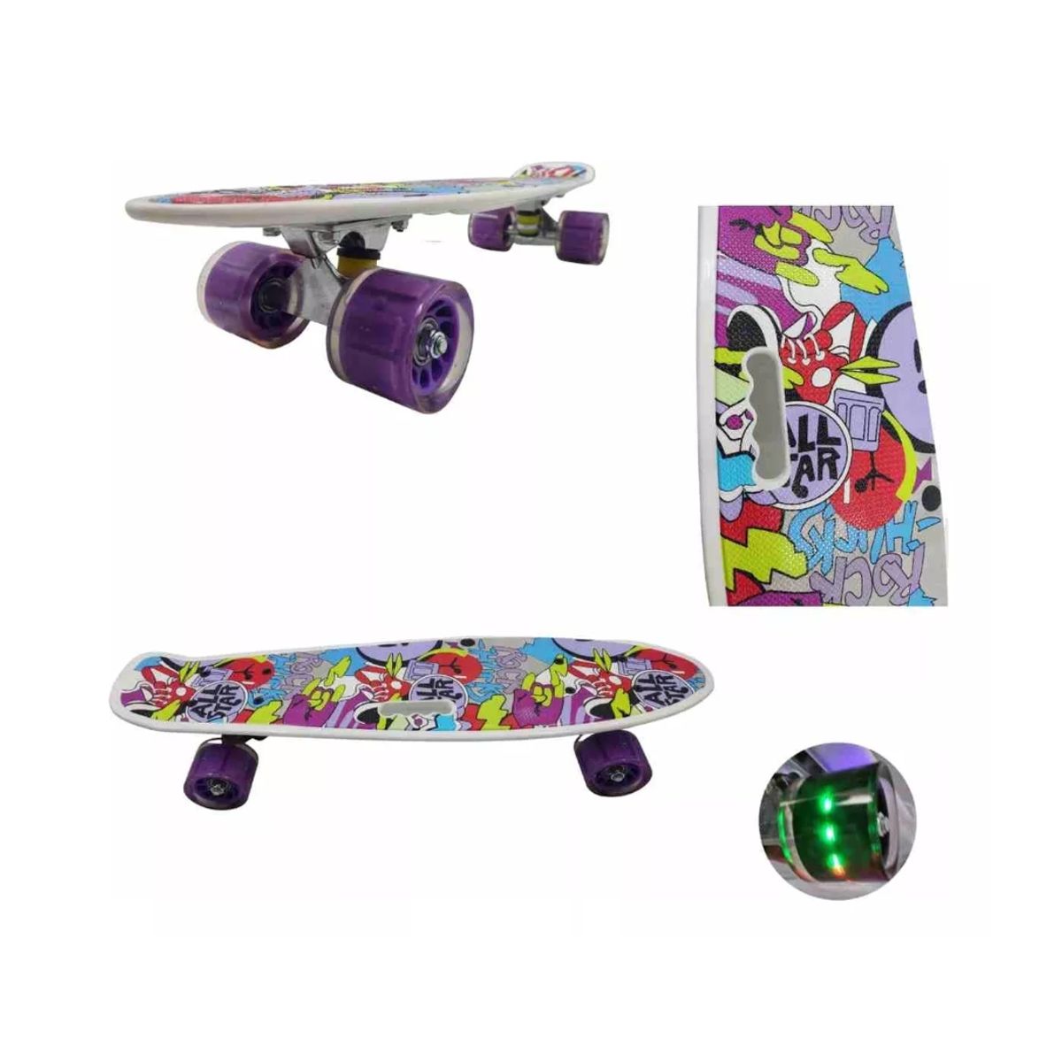 GENERICO - Tabla Patinetas Skate Para Niños Variedad De Colores