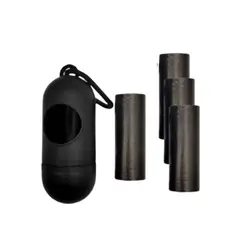 GENERICO - Dispensador Capsula 4 Rollos Bolsa Para Excremento Mascotas