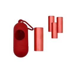 GENERICO - Dispensador Capsula 4 Rollos Bolsa Para Excremento Mascotas