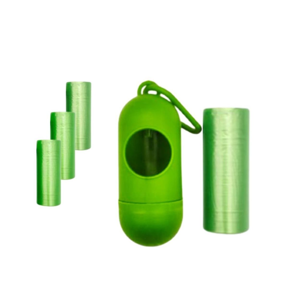 GENERICO - Dispensador Capsula 4 Rollos Bolsa Para Excremento Mascotas