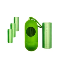 GENERICO - Dispensador Capsula 4 Rollos Bolsa Para Excremento Mascotas