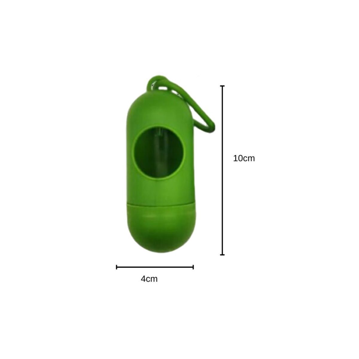 GENERICO - Dispensador Capsula 4 Rollos Bolsa Para Excremento Mascotas