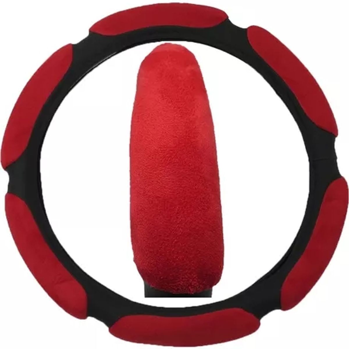 GENERICO - Cubre Volante Forro Volante Autos Universal Felpa Esponja