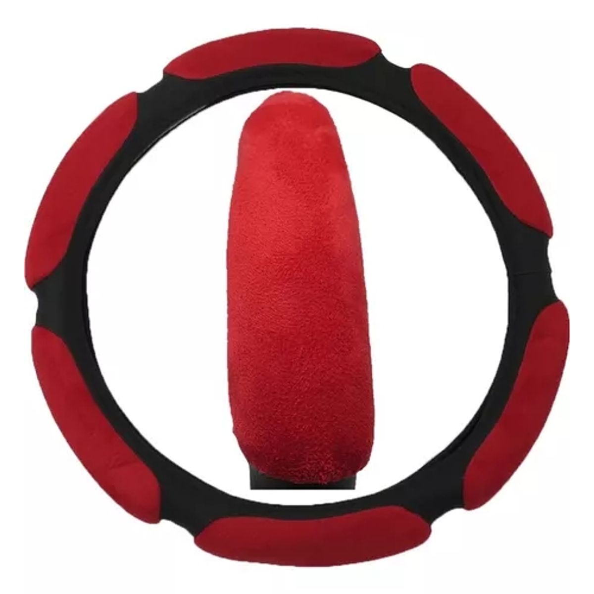 GENERICO - Cubre Volante Forro Volante Autos Universal Felpa Esponja