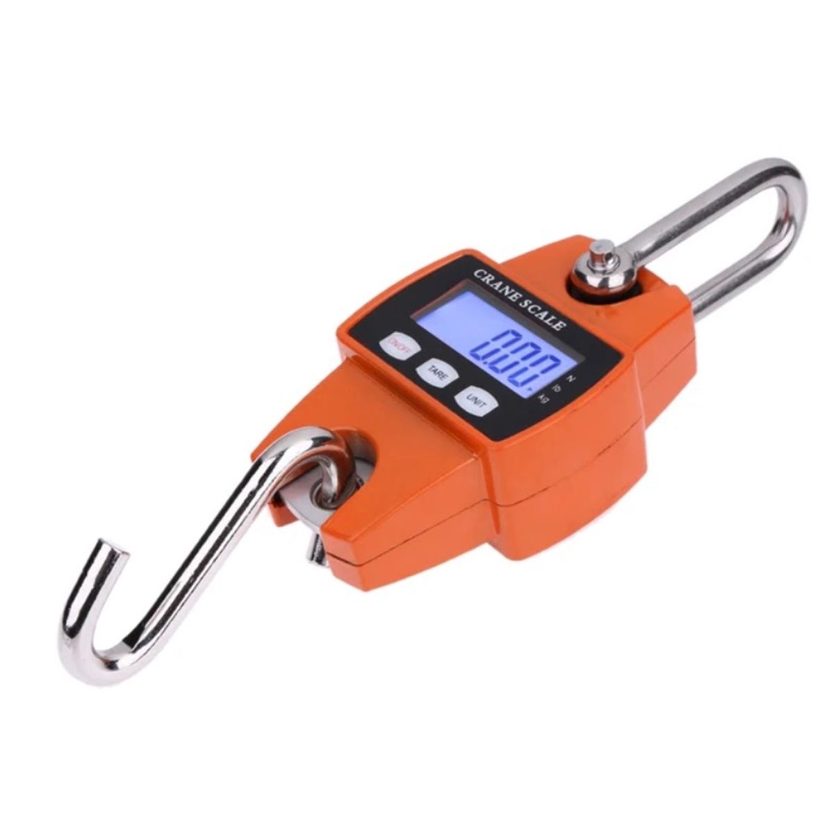 GENERICO - Bascula Portátil Colgante Gancho 300 Kilos LCD Metal Alta Resistencia