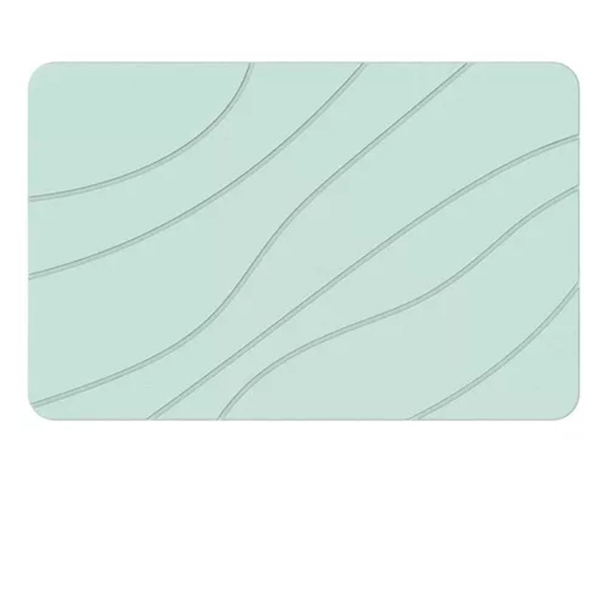 GENERICO - Piso Baño Diatomita Absorbente Alfombra Ducha Secado Rápido