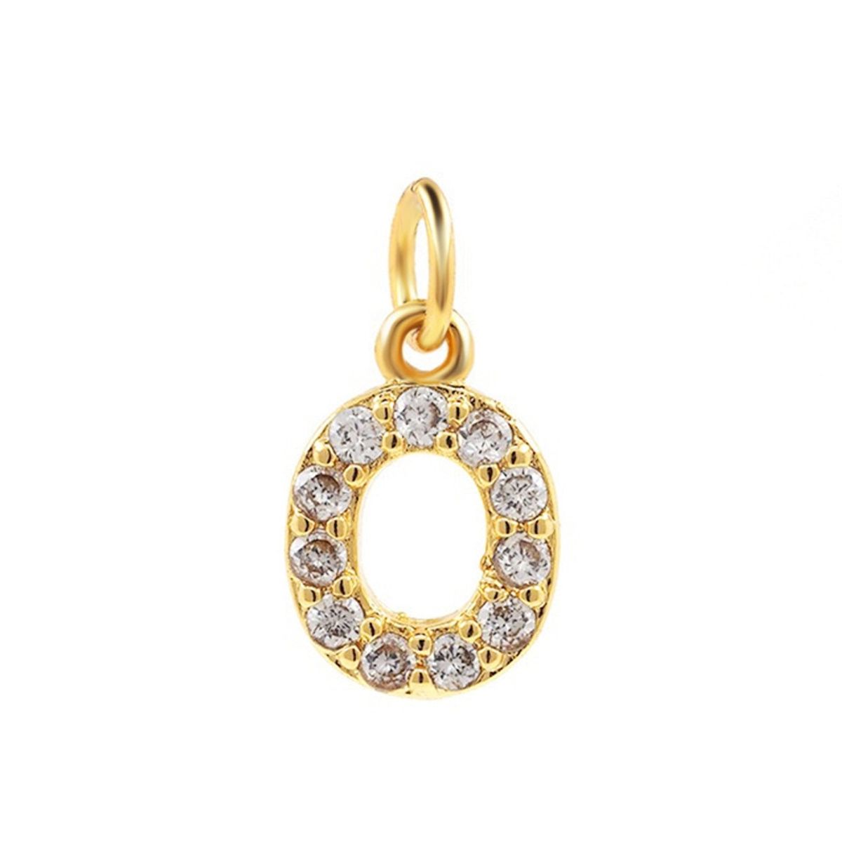 LUX JOYAS - Collar Baño Oro 18k Letra Inicial O Brillitos Tejido Dragón
