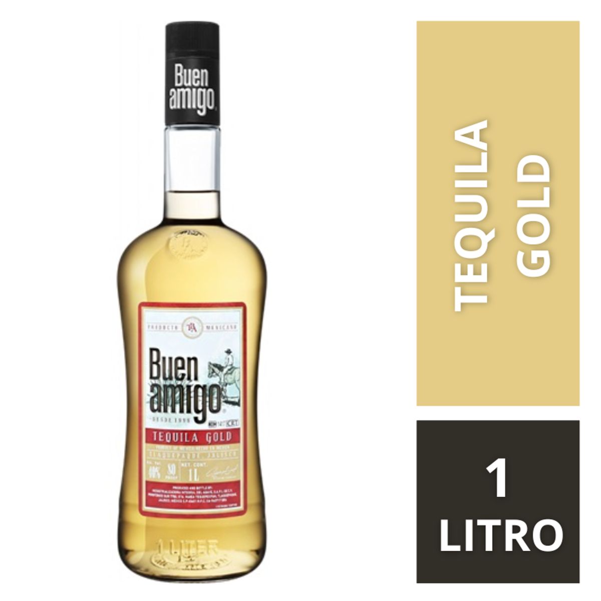 BUEN AMIGO - Tequila Buen Amigo Gold 1 Litro