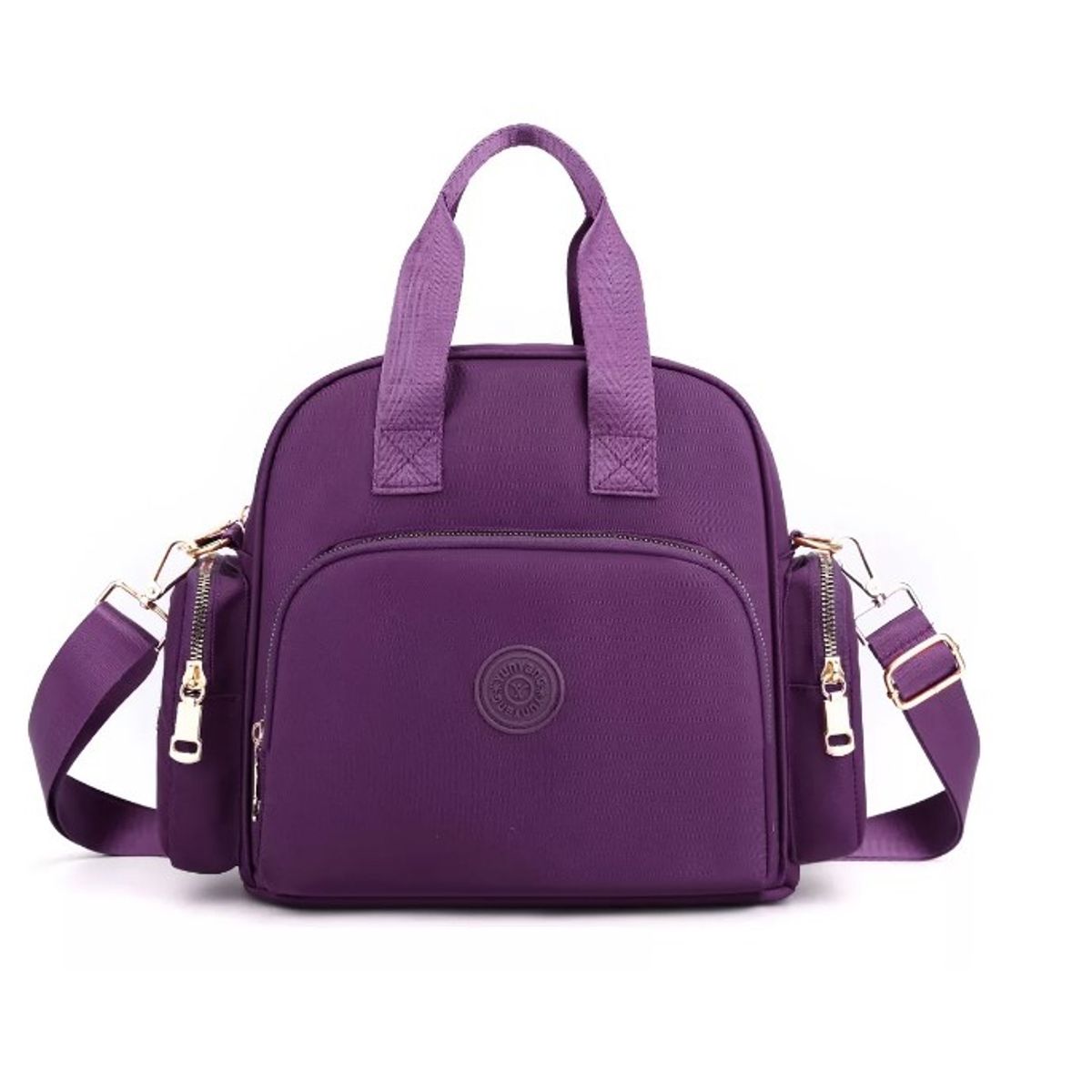 GENERICO - Mochila Bolso Mujer Nylon Multifuncional Actualizadap Viaje Violeta