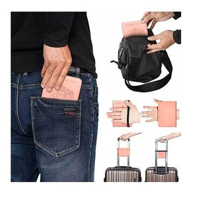 Imagen 2 del producto Porta Pasaporte Mujer Documento De Viaje Travel Wallet rfid