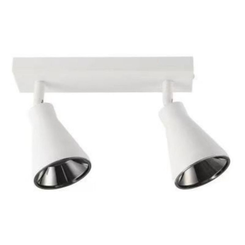 WANT - Aplique Foco Porta Ampolleta Doble Gu10 Dirigible Moderno