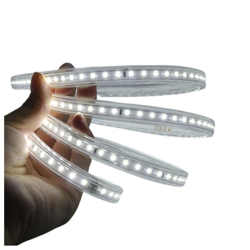 GENERICO - Cinta Led Blanca Impermeable 10 Metros Con Conector Al 220v