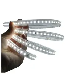 GENERICO - Cinta Led Blanca Impermeable 10 Metros Con Conector Al 220v