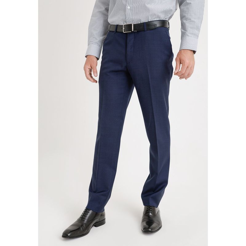 TRIAL - Pantalón hombre formal travel azul