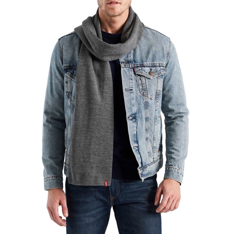 LEVIS - Bufanda Hombre Gris Levis