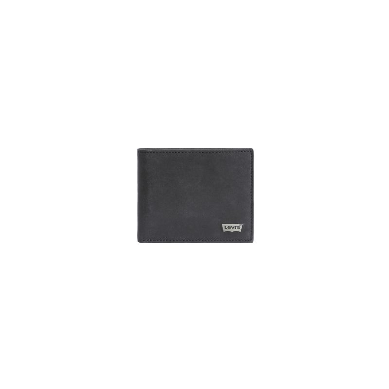 LEVIS - Billetera Hombre Bifold Negro Levis