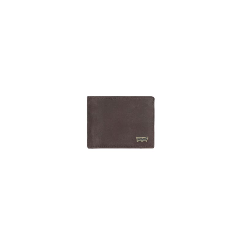 LEVIS - Billetera Hombre Bifold Café Levis