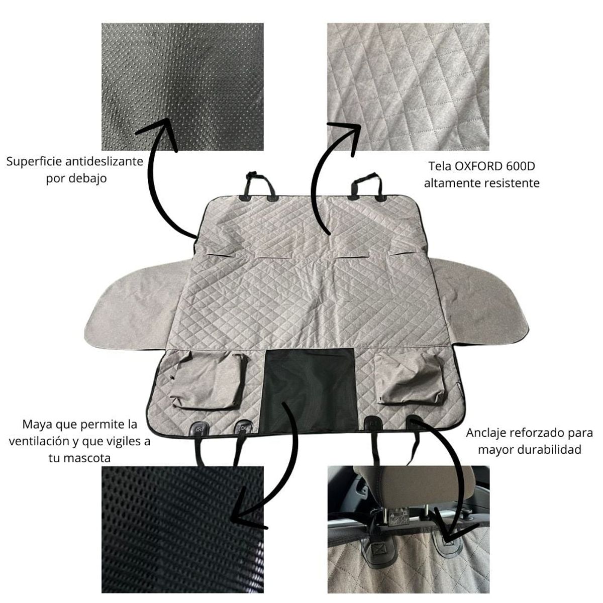 GENERICO - Cobertor Funda Asiento para Autos con anclaje ISOFIX ROTT