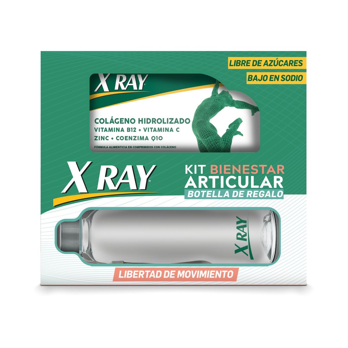 XRAY - Kit Bienestar Suplemento X Ray 60 comprimidos + botella