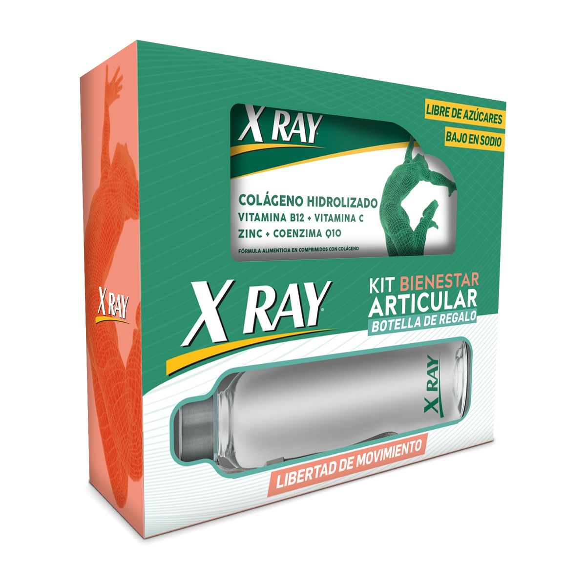 XRAY - Kit Bienestar Suplemento X Ray 60 comprimidos + botella