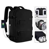 Mochila De Viaje NomadLife Impermeable Cabina - Negro