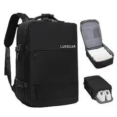 LUXGEAR - Mochila De Viaje NomadLife Impermeable Cabina - Negro