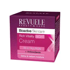 REVUELE - Bio Active Crema de Noche 3D Hyaluron Rich Vitality 50Ml