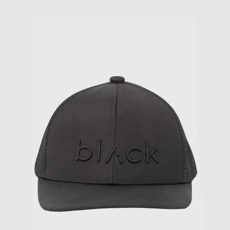 BUBBA - Jockey Trucker Flat Cap Black Black Bubba