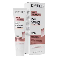 REVUELE - Anti Pigment Crema de Dia con Tinte Spf50 40Ml