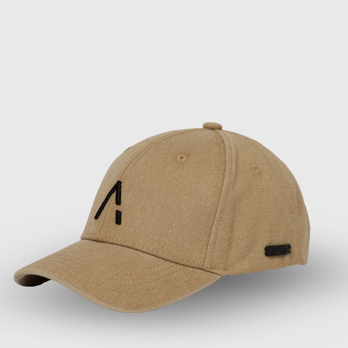 BLACK - Jockey Icon Canvas Beige Black Bubba