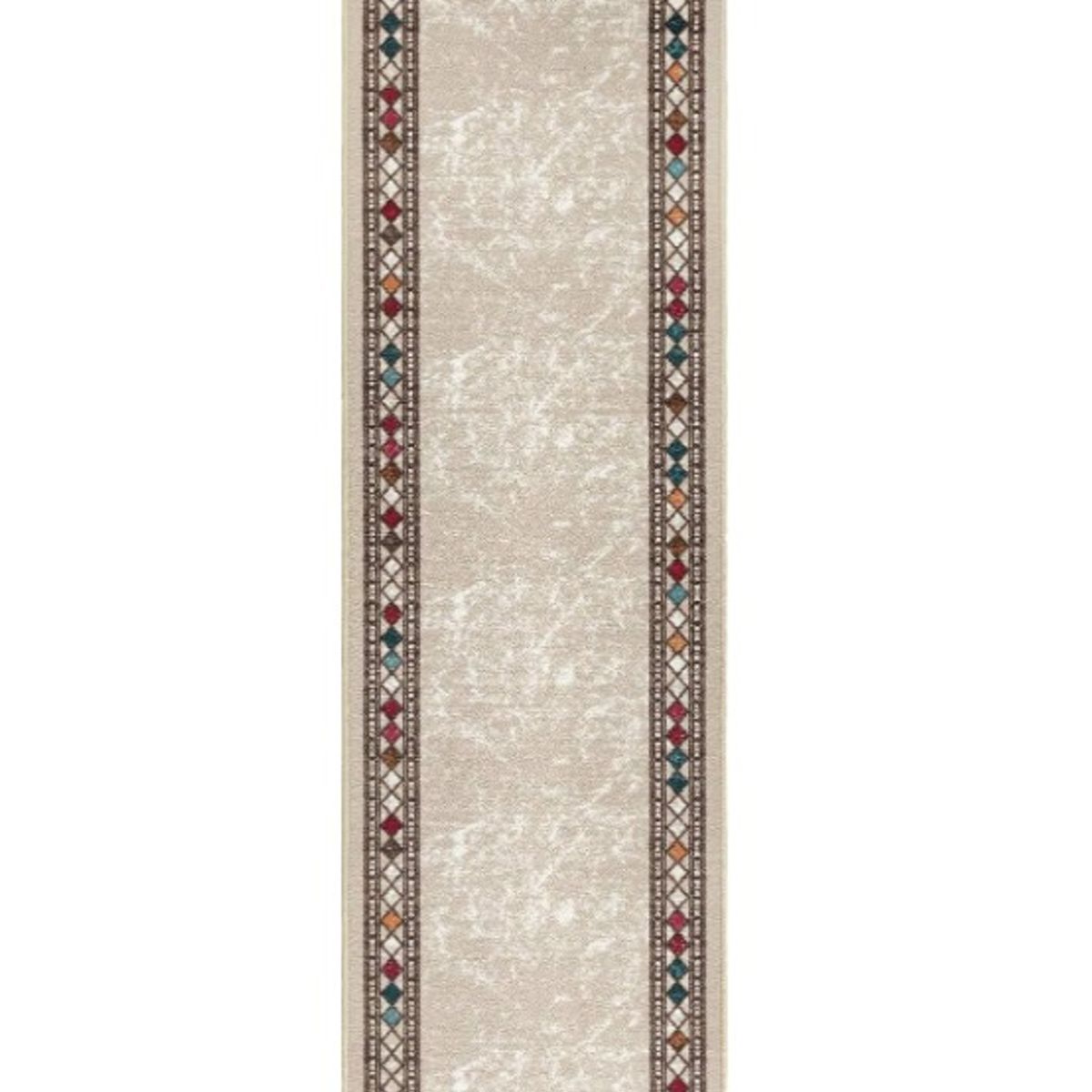 MROTTO - Alfombra Pasillo Beige 70 cm x 5 metros con Goma Sin Overlock