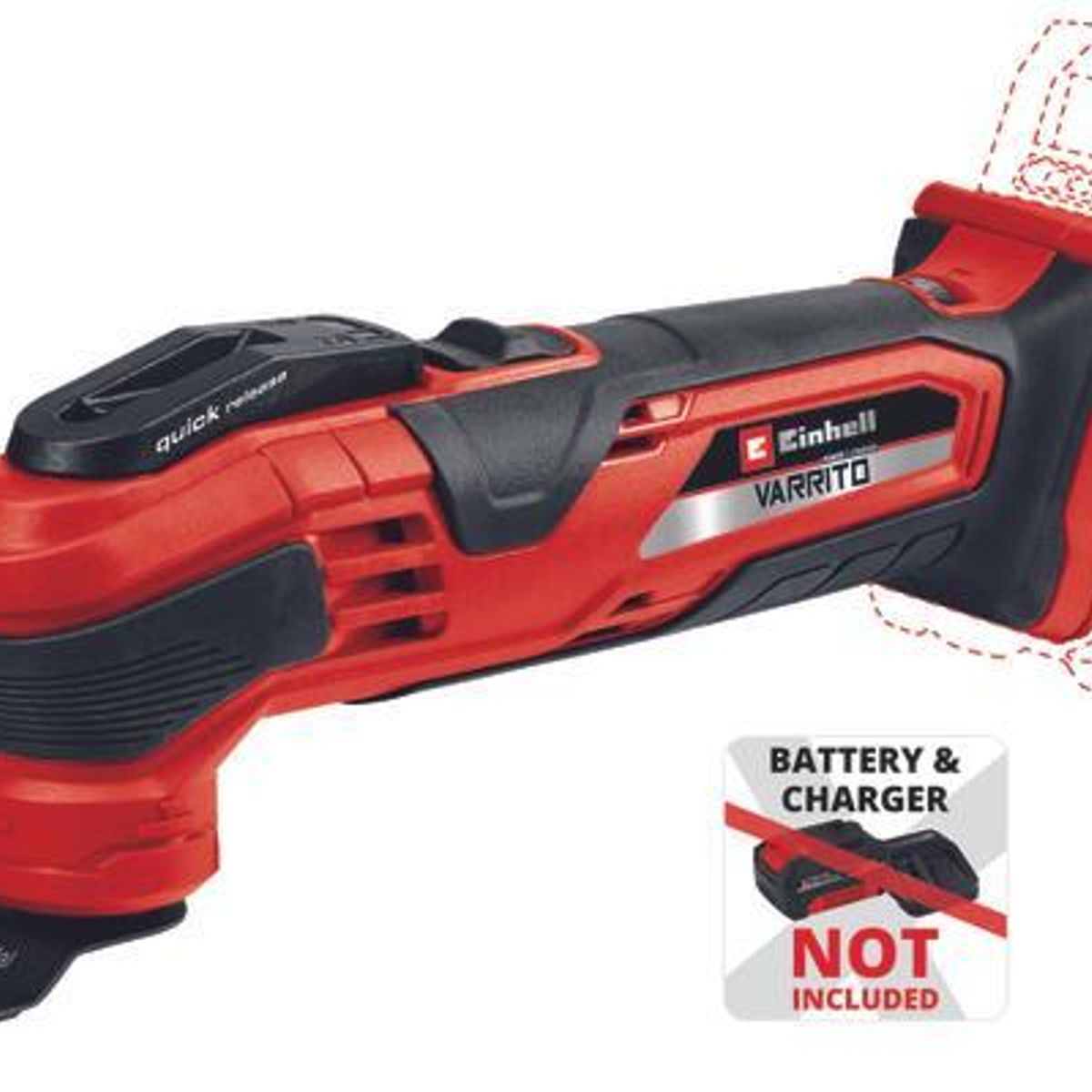 EINHELL - MULTIHERRAMIENTA OSCILANTE VARRITO #TE-MG 18 LI