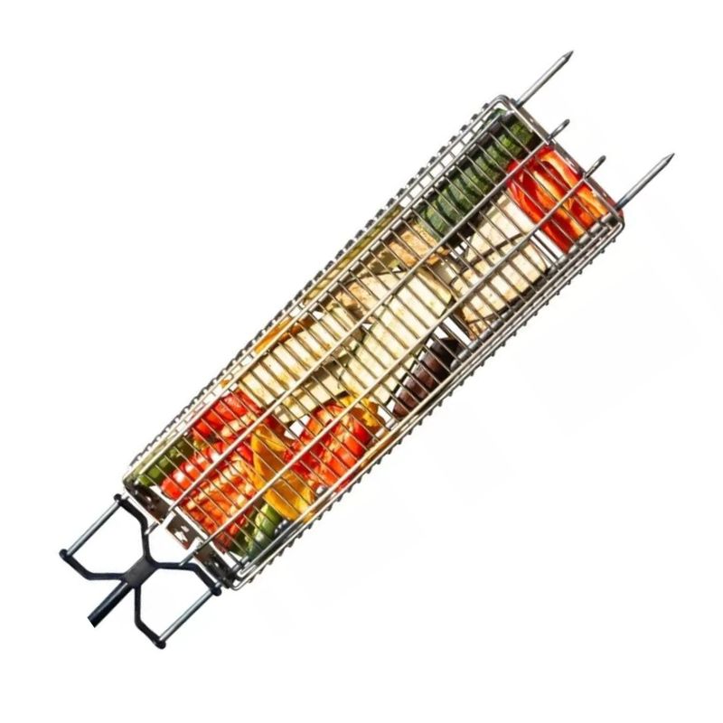 KANKA - Rejilla XL Kanka Acero Inoxidable  Asador para Grandes Cortes +20 personas  Parrillero Austral