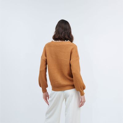 Imagen 2 del producto Chaleco mangas aglobadas y flores Hani