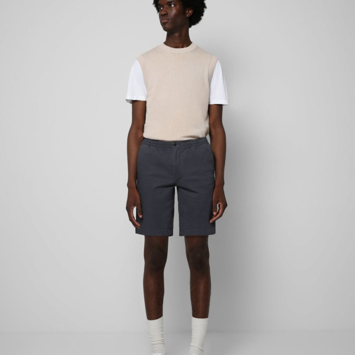 SCALPERS - Bermudas Clásicas Navy