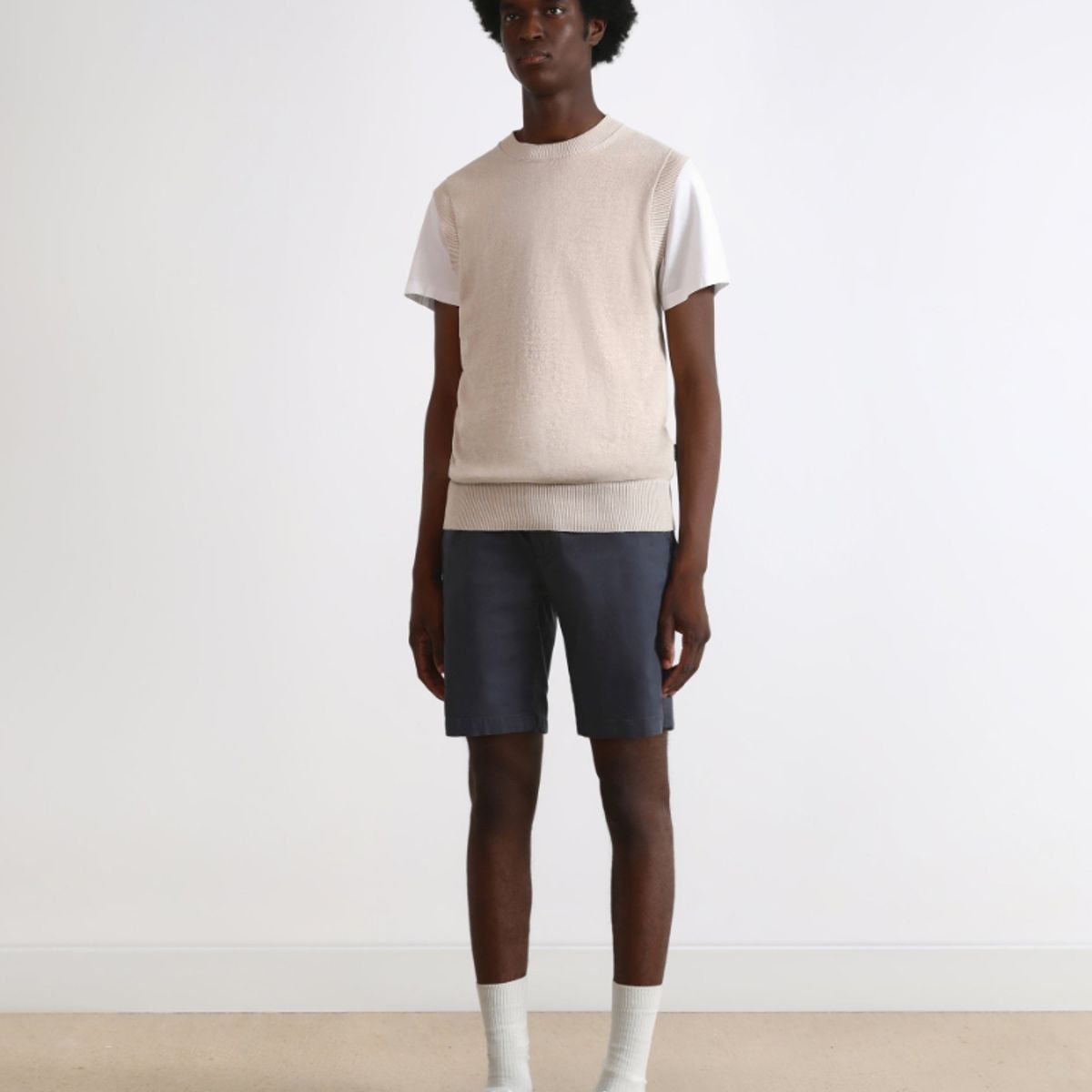 SCALPERS - Bermudas Clásicas Navy