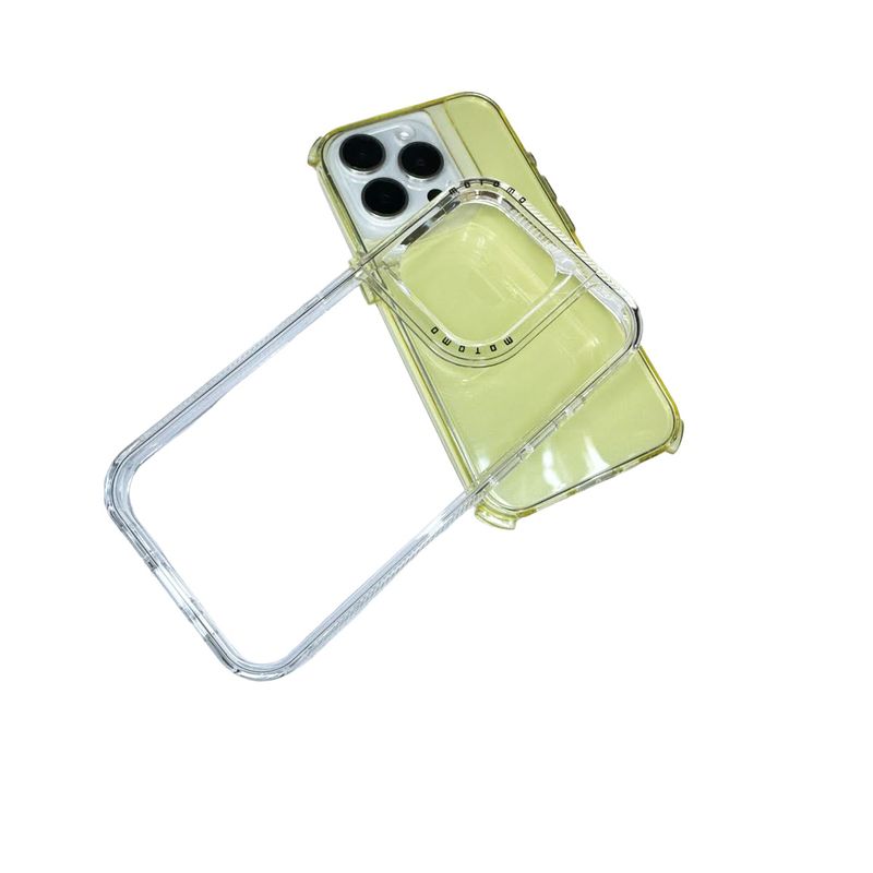 JOIGO - Carcasa Antigolpes Space Para iPhone 15 Pro max Amarillo