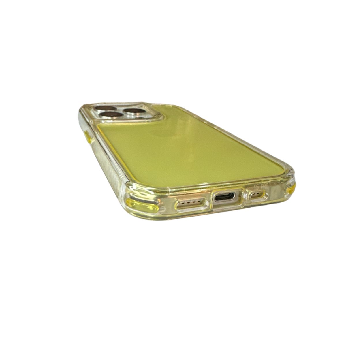 JOIGO - Carcasa Antigolpes Space Para iPhone 15 Pro max Amarillo
