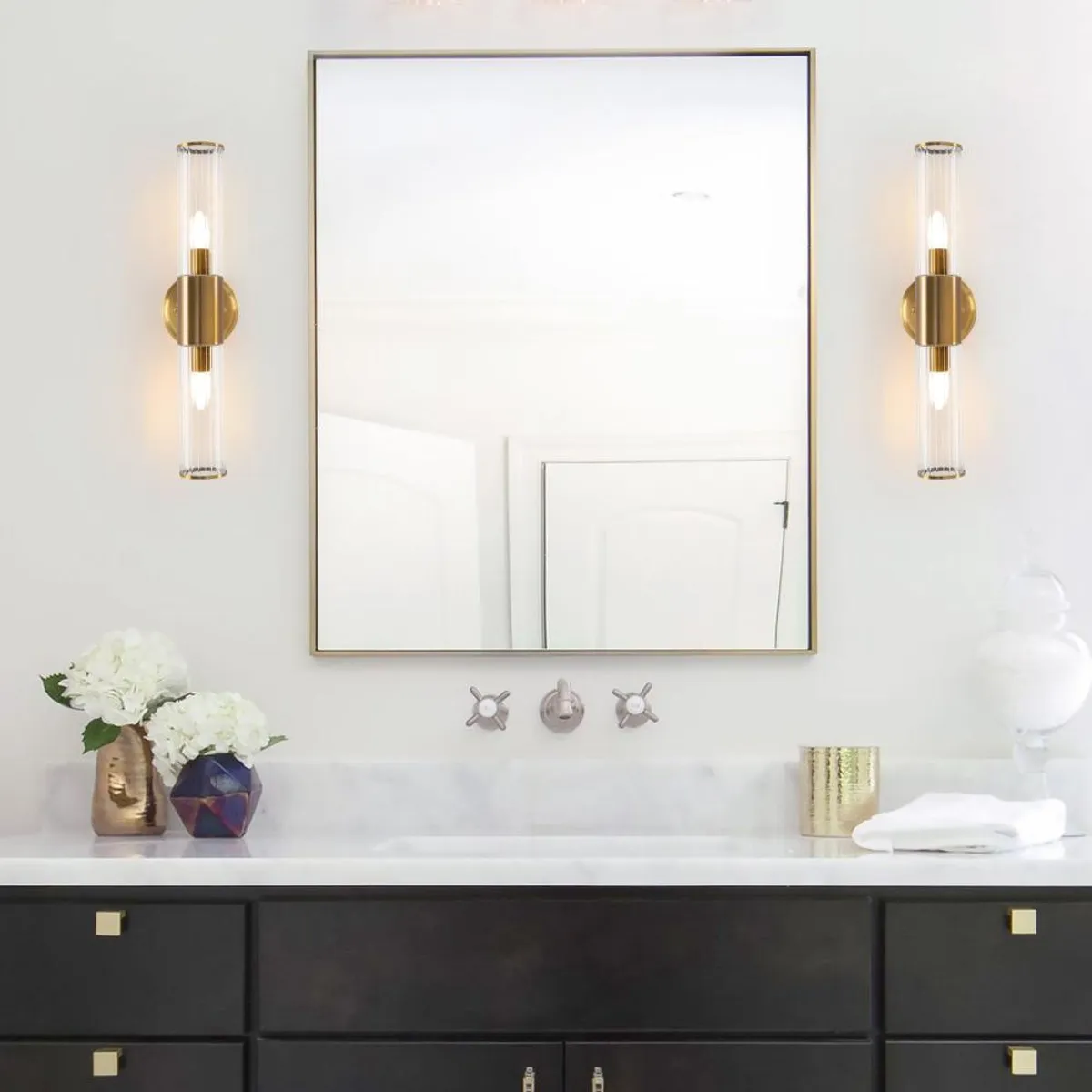 BOSCO - APLIQUE METAL DORADO 2 LUCES OZZKI - Dorado