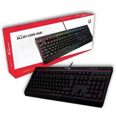 HYPERX - Teclado Gamer Alloy Core RGB IPX Multiplataformas - Negro