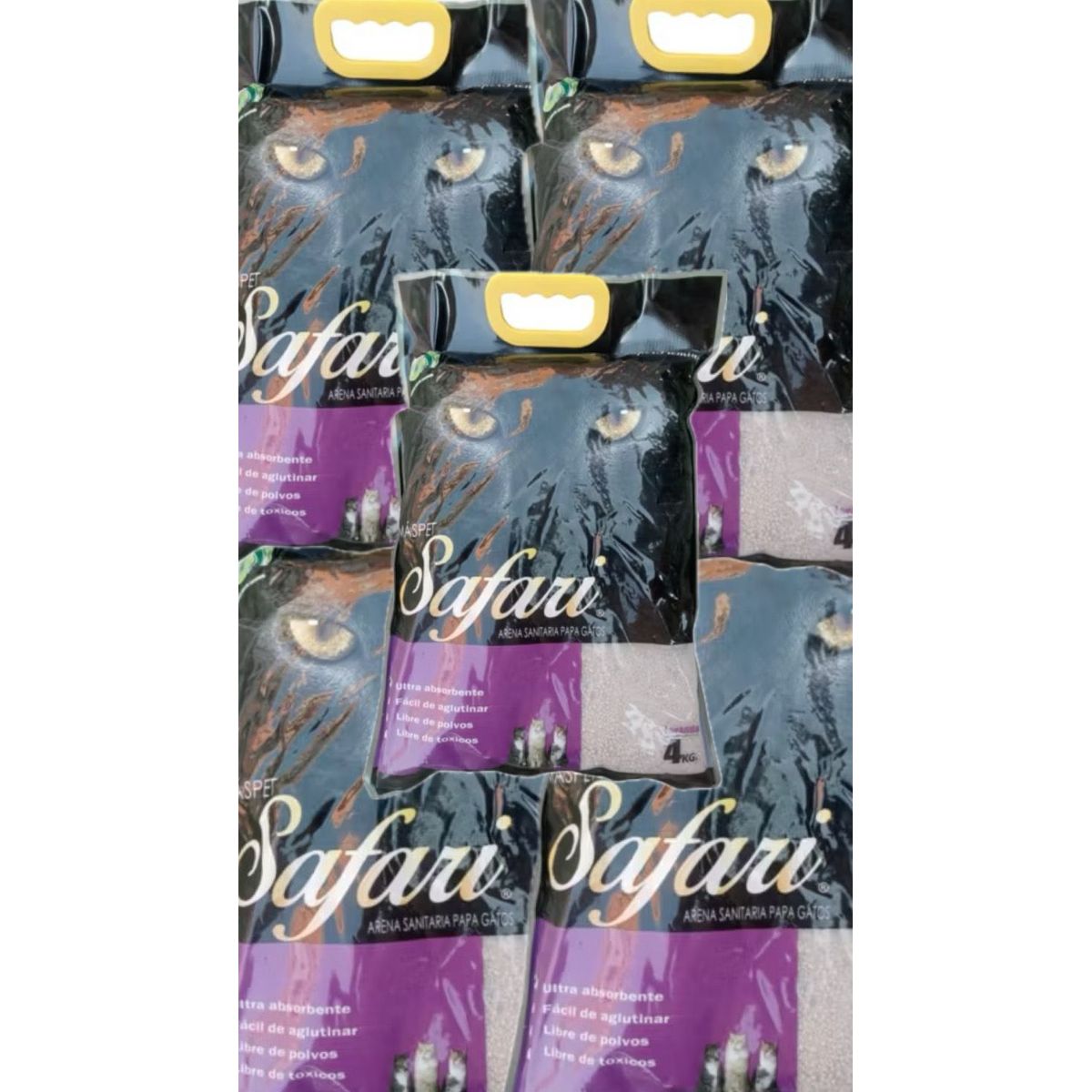 SAFARI - ARENA SAFARI GATO AGLUTINANTE 4KG MASPET LAVANDA.