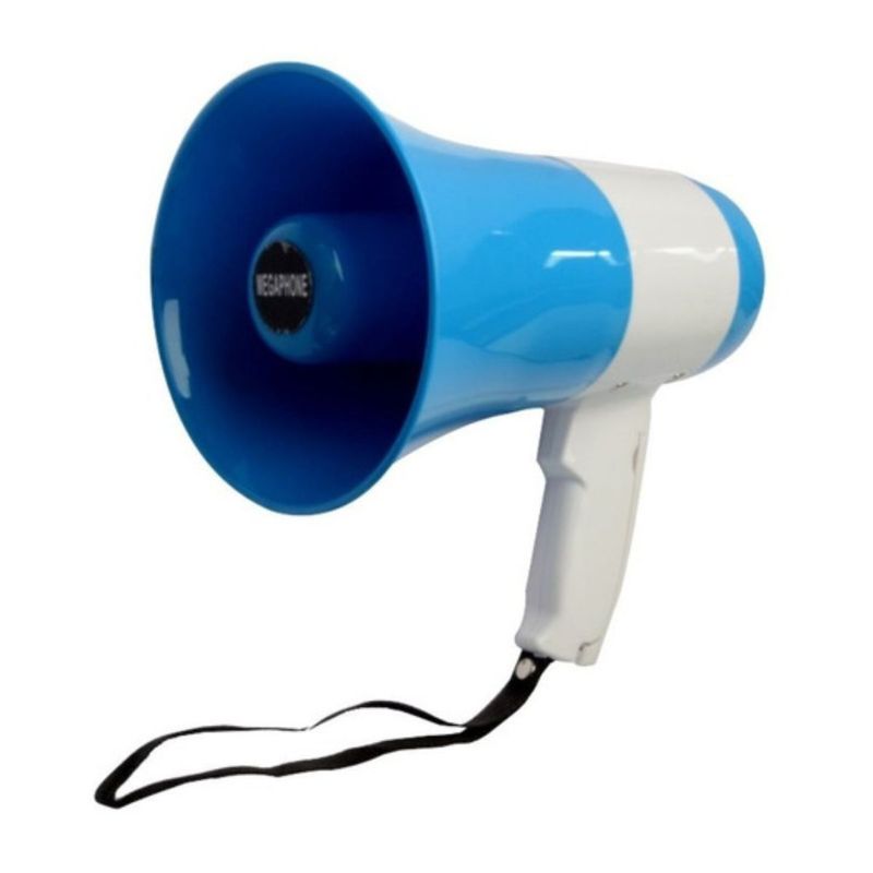 GENERICO - Megáfono Portátil Recargable Alto Parlante Grabadora 10w