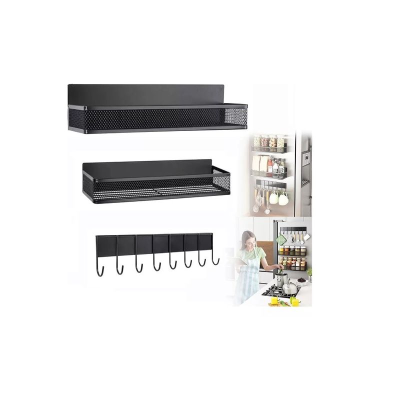 GENERICO - Kit 3 Estante De Almacenamiento Magnético Multifuncional