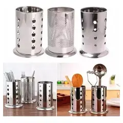 GENERICO - Porta Servicios Escurridor De Metal Acero Inoxidable Cocina
