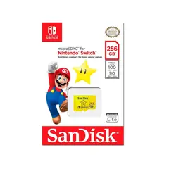 SANDISK - MEMORIA ORIGINAL MICRO SD 256 GB PARA NINTENDO SWITCH