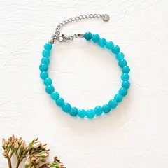 GENERICO - Pulsera piedra rodada - Amazonita